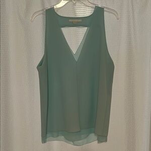Pale Blue Cut Out Tank Top